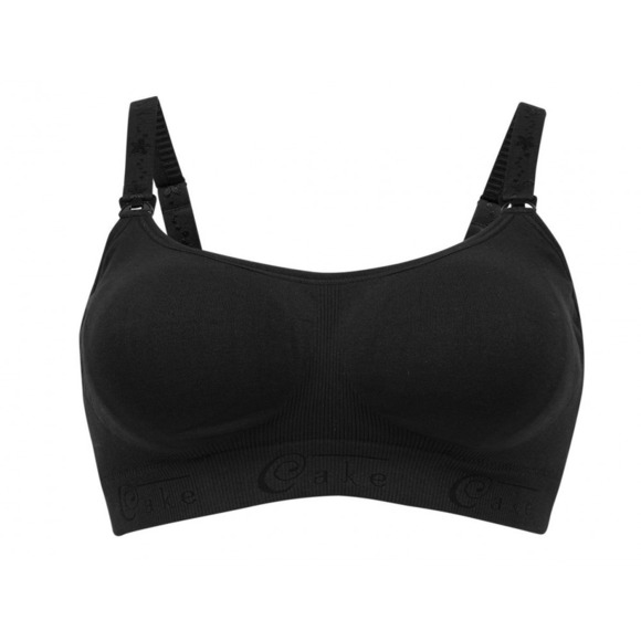 NEW CAKE LINGERIE WOMEN'S BLACK ROCK CANDY SEAMLESS SOFT NURSING BRA SIZE S - Picture 5 of 12